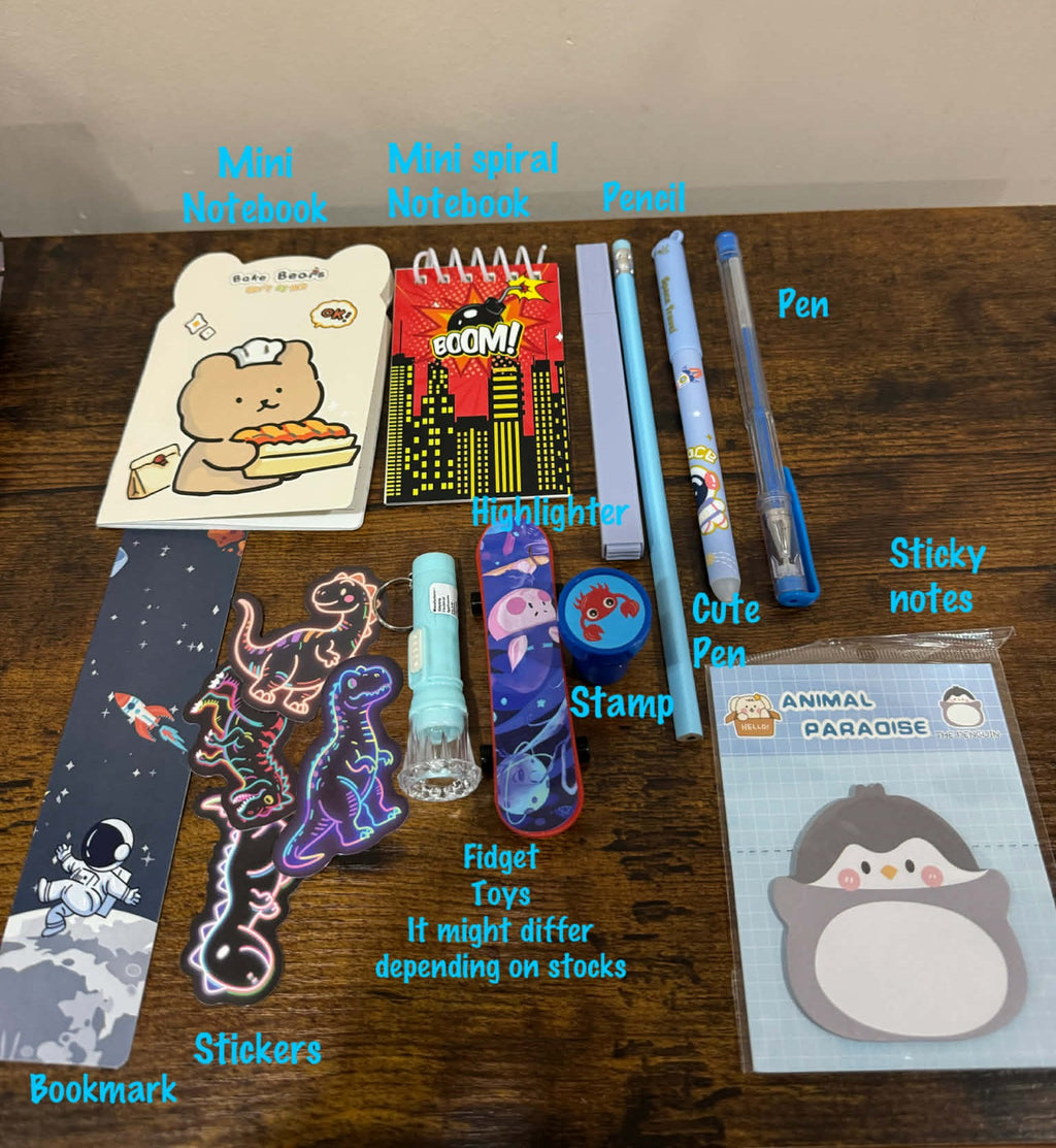 Boys Stationery Bundles or Party Favors