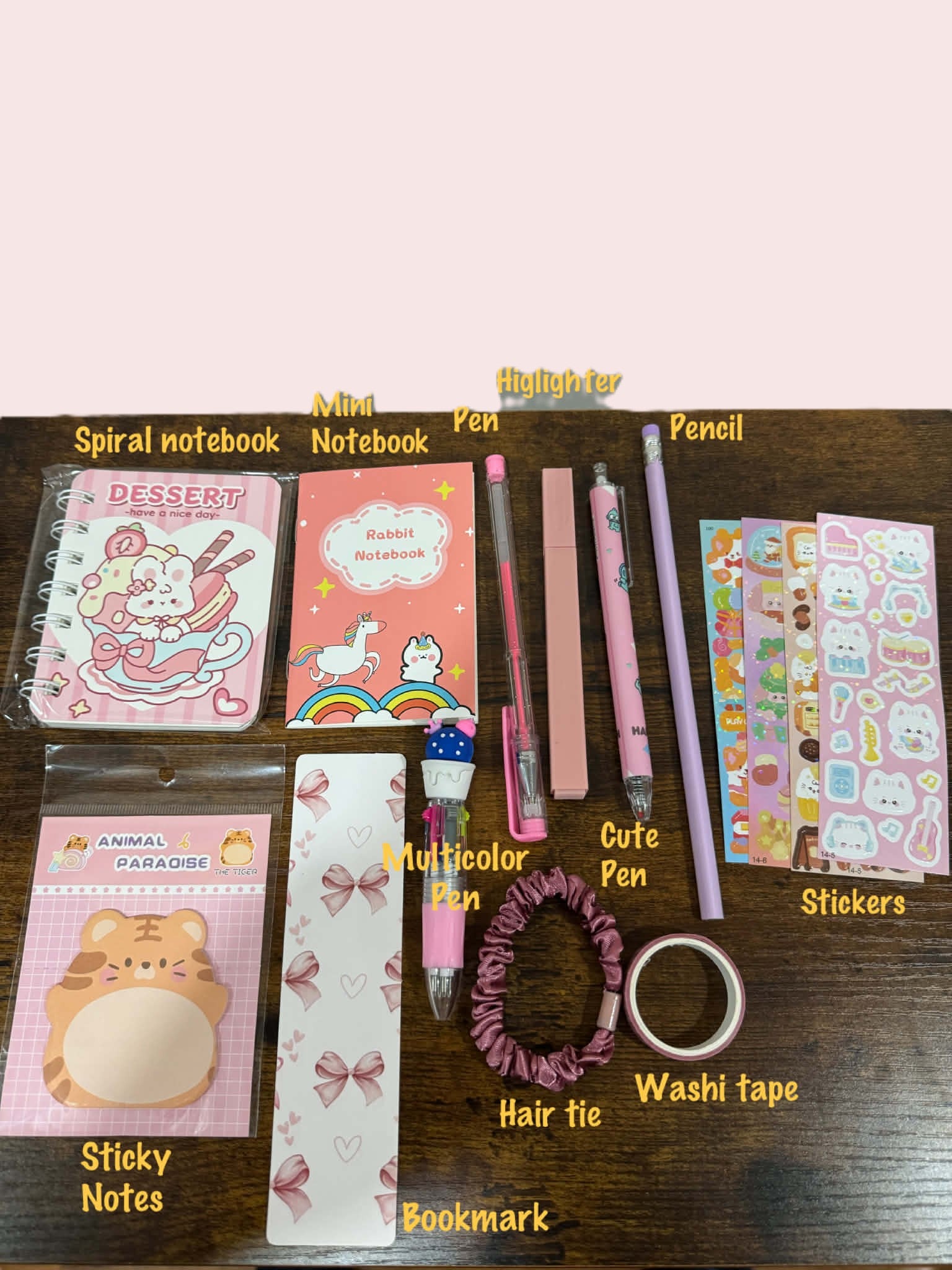 Girls Stationery Bundles or Party Favor